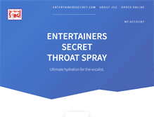 Tablet Screenshot of entertainerssecret.com